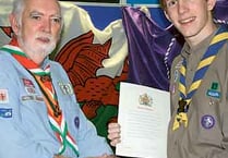 Royal date for Queen’s Scout Rhodri