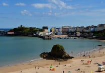 Sunshine - a star of the show in Tenby!