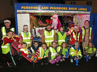 Scouts in Pembroke team up for charity Santa Run
