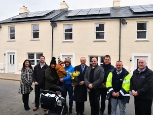 A first for ateb as keys to new house are handed over
