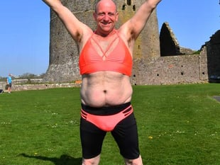 Brave councillor Paul goes over the top for charity!