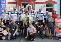 Long legs of the law complete cycling challenge for Hafal!