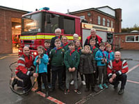 Pembroke Sea Scouts paid a visit to Pembroke Dock Fire Station