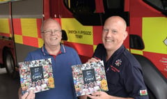 Firefighters hold special Tenby Carnival Centenary book sale