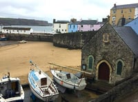 Standing room only at Tenby's 'little church on the harbour' for festive service