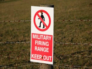 Live range firing on Sundays raises questions in Penally