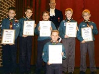 Silver awards for Scout Group members