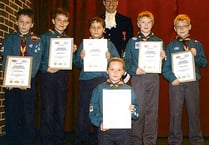 Silver awards for Scout Group members