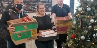 'Together Stronger' volunteers deliver goodie bags to New Hedges
