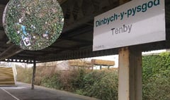 Tenby train station litter labelled an ‘embarrassment’