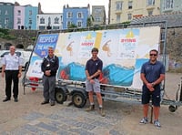 Dying for a dip? Authorities relay message 'don’t jump into the water at Tenby Harbour'