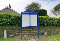 New notice boards will inform East Williamston Community of events in the locality
