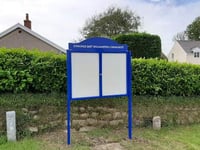 New notice boards will inform East Williamston Community of events in the locality