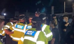 'Disgraceful scenes' outside Penally camp slammed