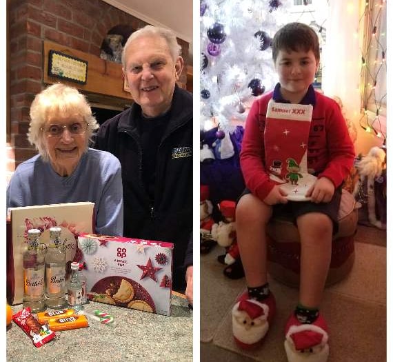 Generous festive treats delivered to the doors of New Hedges' senior citizens