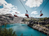 Volunteers brave the world’s fastest zip wire challenge for Save the Children