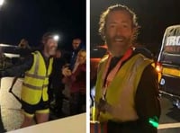 Lone Ironman hails ‘overwhelming and incredible’ support as he completes triathlon in Tenby