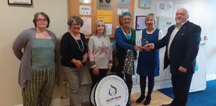 Saundersfoot Connect receive their Volunteering Award