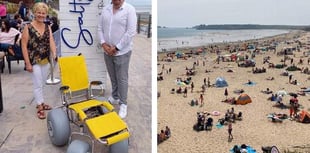 Beach wheelchair adapted for children now available to enjoy Tenby’s South Beach