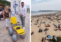 Beach wheelchair adapted for children now available to enjoy Tenby’s South Beach