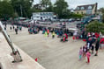 Saundersfoot enjoys Jubilee picnic in the rain!