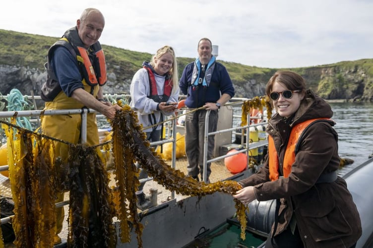 HRH Princess Eugenie visiting Câr-Y-Môr near St David’s