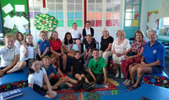 Soroptimists attend pupil-led discussion at Manorbier primary school