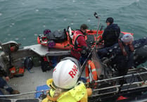 Kayaker saved by St Davids RNLI and local fishing boat