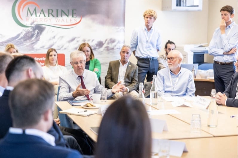 Welsh marine bosses meet First Minister at Pembroke Dock headquarters
