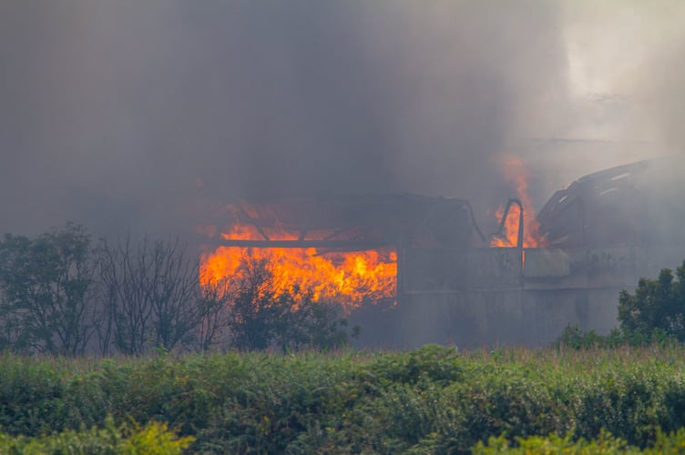 Fire at Waterston, Milford Haven