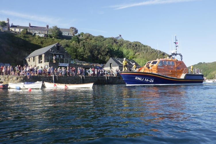 Solva Harbour opening evening, August 12, 2022