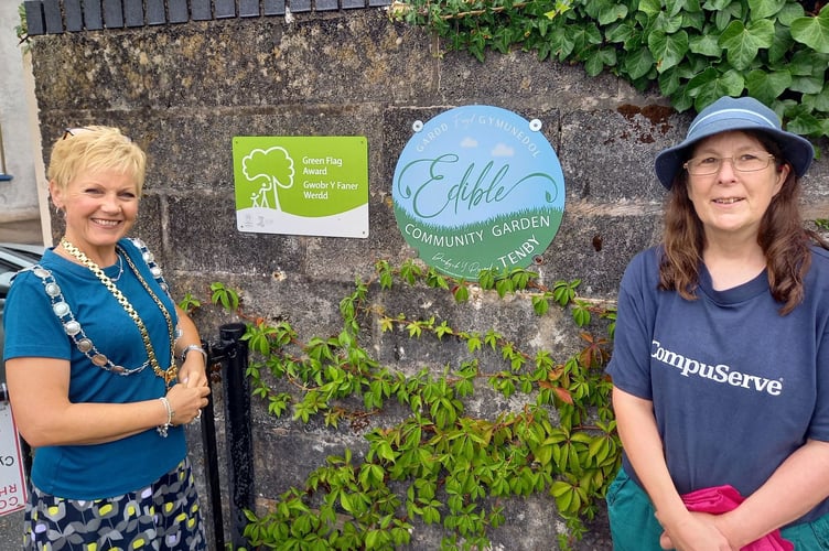 Tenby Edible Garden award
