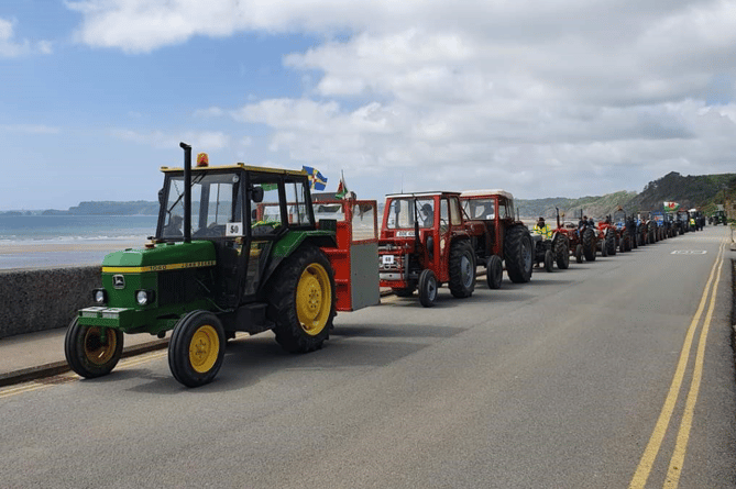 South West Wales Vintage Tractor and Engine Club tractor run at Amroth