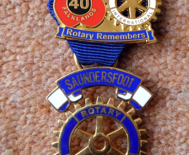 Saundersfoot Rotary Club: ‘We will remember them.’