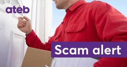 Scam alert graphic