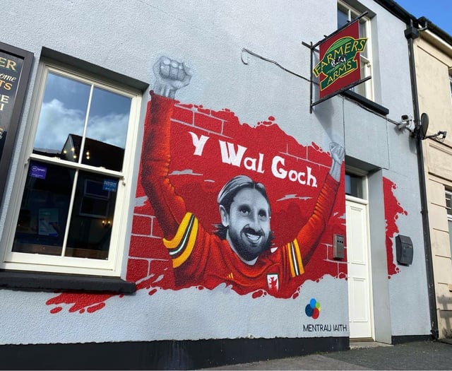 Painting Cymru red with football murals by the Mentrau Iaith