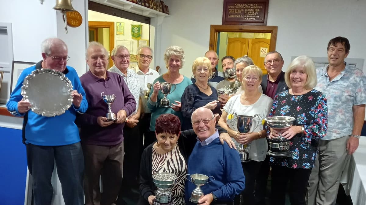 The first Saundersfoot Bowling Club presentation evening in three years