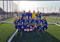 Kilgetty AFC Under 13s Girls play Fairtrade Football