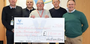 Golf Society Cheque Presentation
