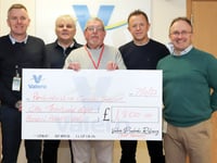Golf Society Cheque Presentation