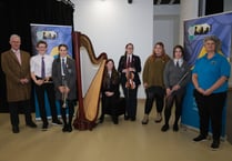 Jazz harp enthrals audience at Music Festival