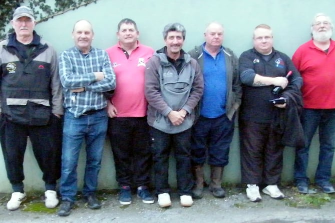 Pictured in 2019 are some of the winners, Keith Skipper, Steve Chadwick, Haydn Cole, Franco Attanasio, Andy Young, Mark Bennett and John O’Connor one of the organisers (Picture by Peter Kraus)