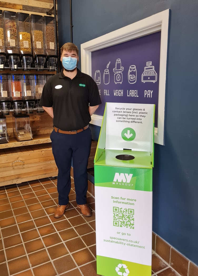 The recycling boxes in Pembrokeshire Refill