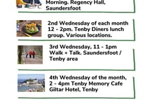 Tenby Memory Café continuing to care in 2023