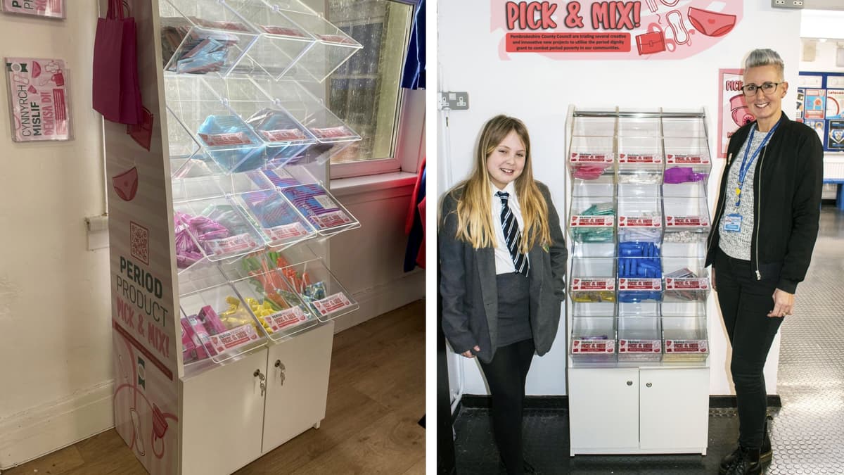 Ysgol Greenhill Tenby combats period poverty pembroketoday.co.uk
