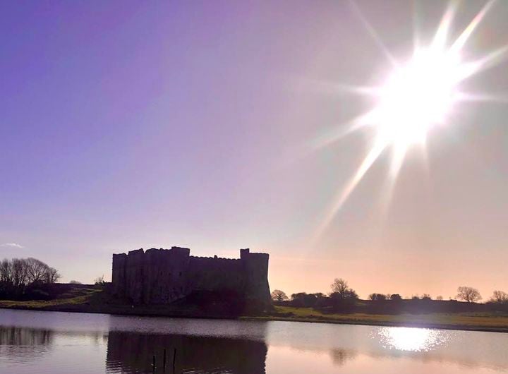 Sun at Carew