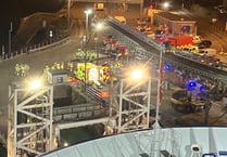 Pembrokeshire crews tackle ferry fire