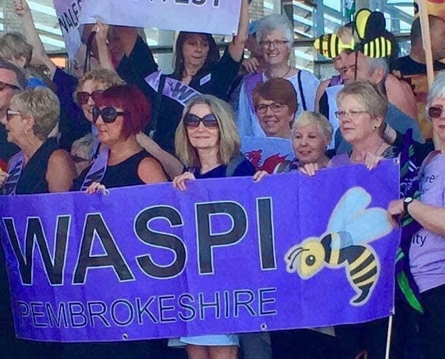 Pembrokeshire joins 1950s WASPI Women of Wales Fight Back Rally, Westminster