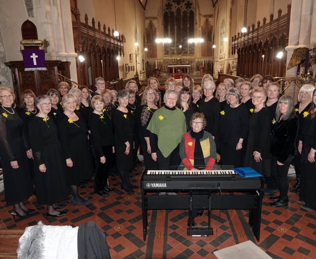 choirs combine at monkton  priory concert