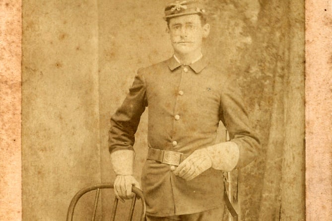 Could this unidentified US Seventh Cavalry trooper be William James? Author Mike Lewis continues his quest for a photo.